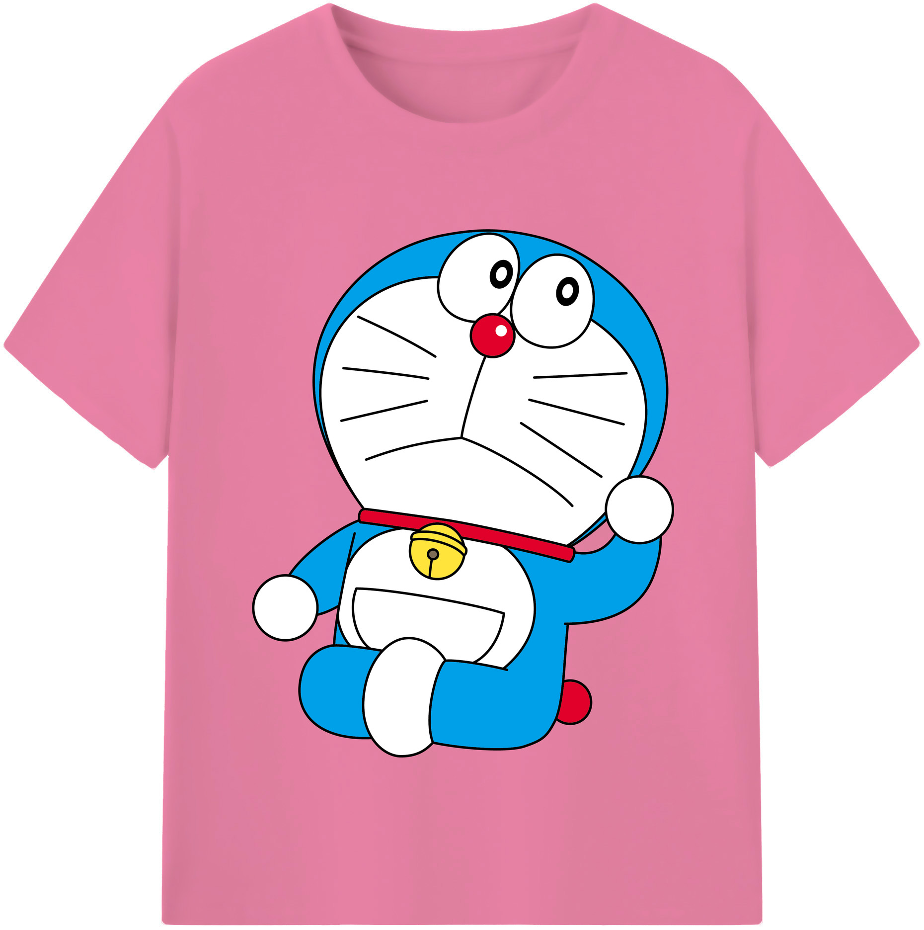 （画像用） ドラえもん Doraemon 綿100％半袖Tシャツ（フロントプリント）